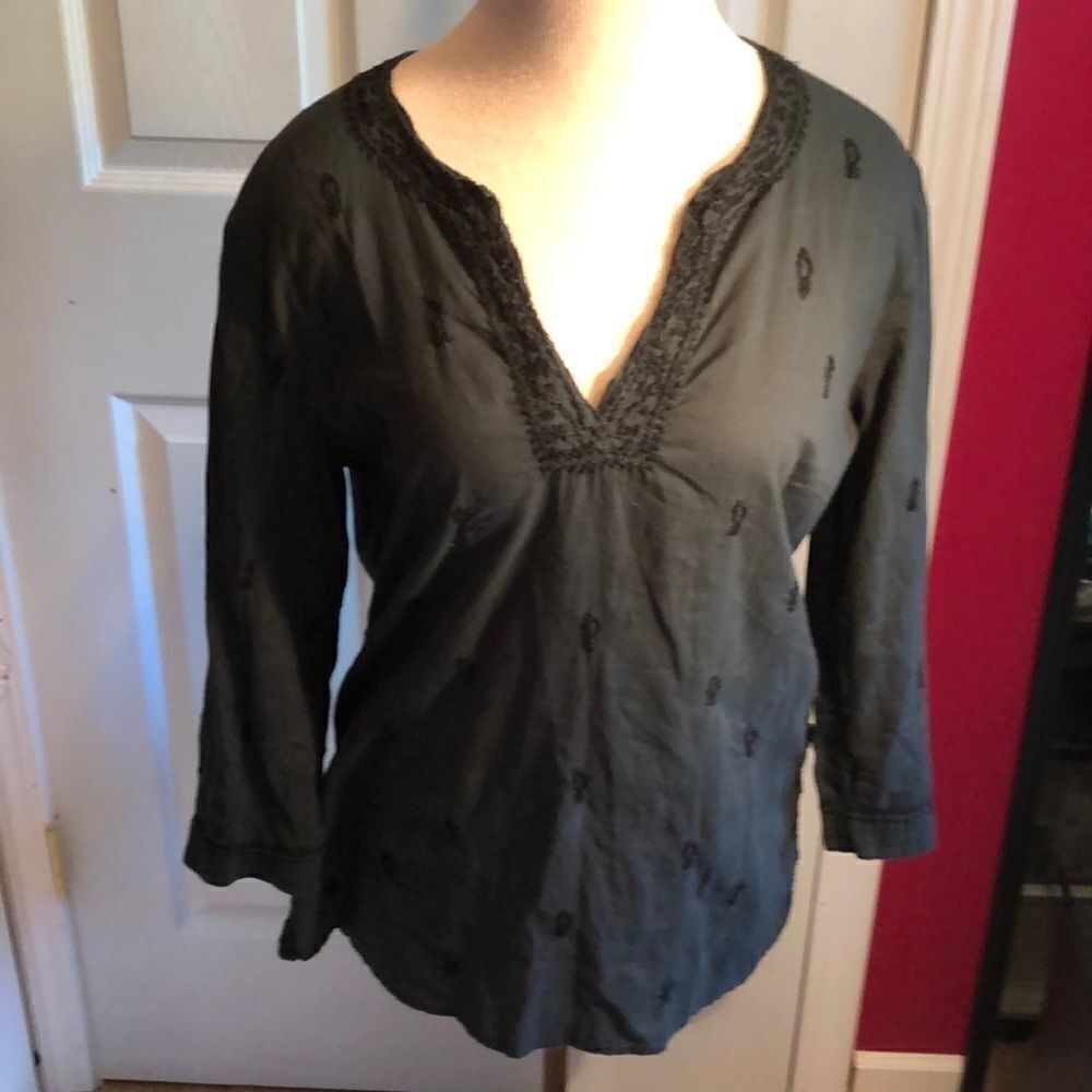 Kuhl cotton pullover top sz M
